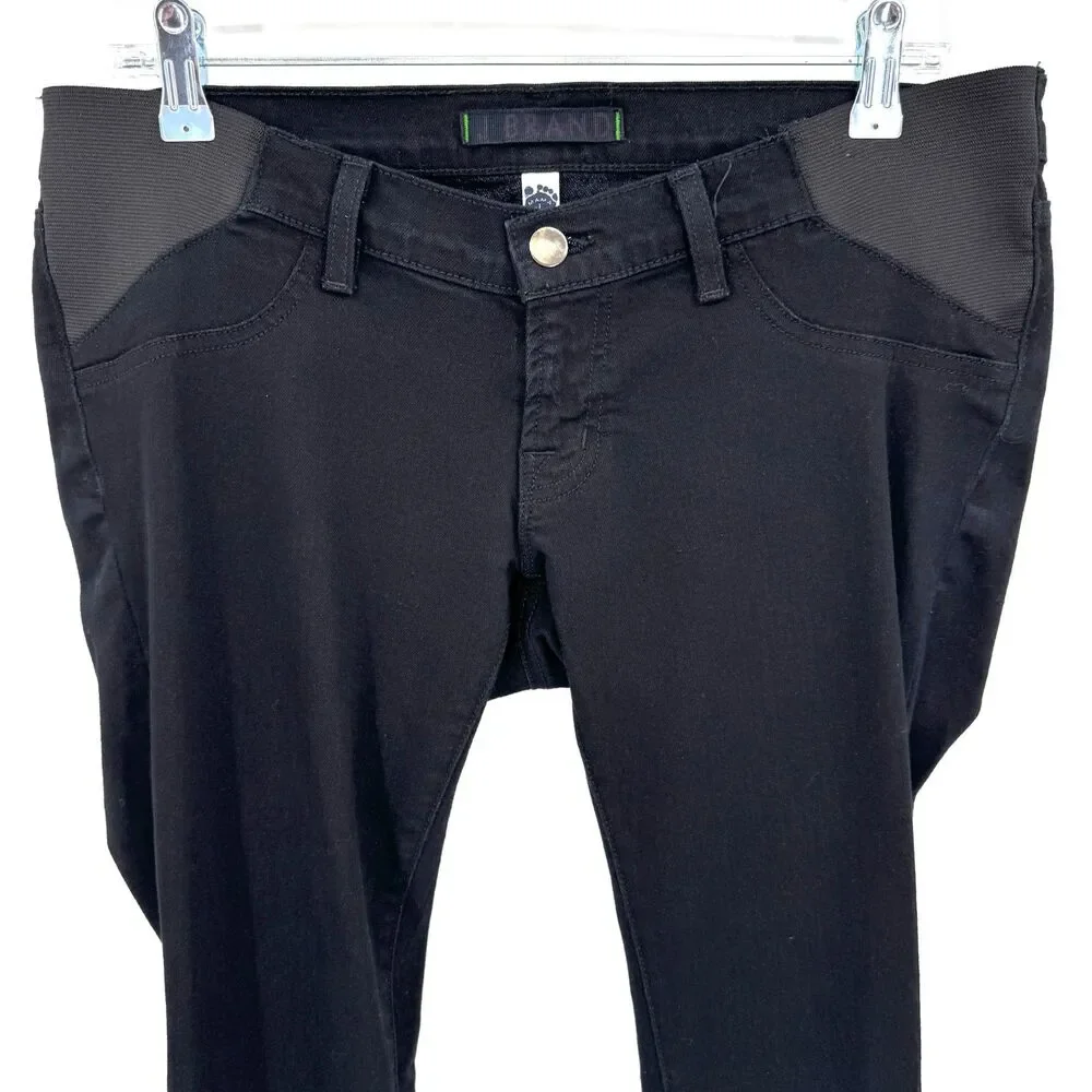 J BRAND Black Mama J Pencil Leg Maternity Skinny Jeans Size 29